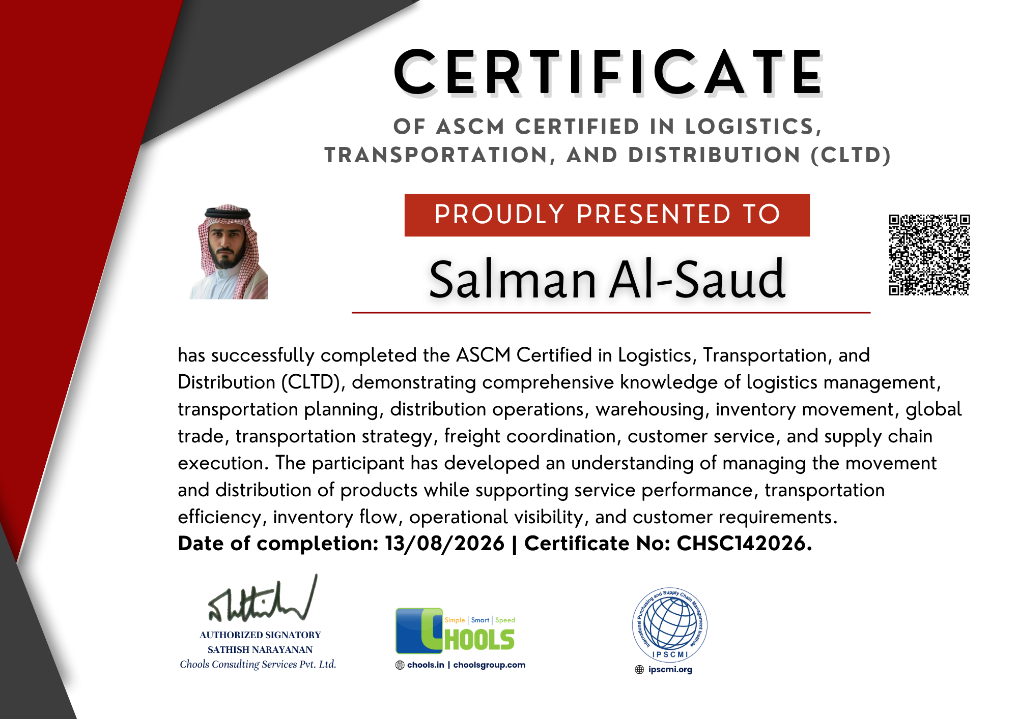 Emerging Business Program Certificate